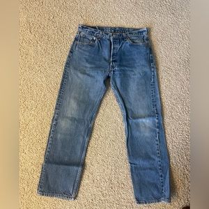 Classic Levis 501 Blue Jeans